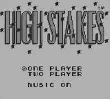 Image n° 1 - screenshots  : High Stakes Gambling